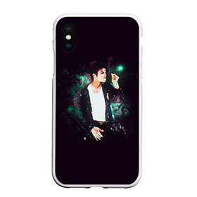Чехол для iPhone XS Max матовый с принтом Michael Jackson в Курске, Силикон | Область печати: задняя сторона чехла, без боковых панелей | майкл джексон