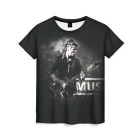 Женская футболка 3D с принтом Muse в Курске, 100% полиэфир ( синтетическое хлопкоподобное полотно) | прямой крой, круглый вырез горловины, длина до линии бедер | heavy | metal | muse | rock | trash | альтернатива | метал | рок | хеви