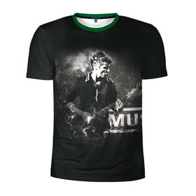 Мужская футболка 3D спортивная с принтом Muse в Курске, 100% полиэстер с улучшенными характеристиками | приталенный силуэт, круглая горловина, широкие плечи, сужается к линии бедра | heavy | metal | muse | rock | trash | альтернатива | метал | рок | хеви