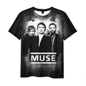 Мужская футболка 3D с принтом Muse в Курске, 100% полиэфир | прямой крой, круглый вырез горловины, длина до линии бедер | Тематика изображения на принте: heavy | metal | muse | rock | trash | альтернатива | метал | рок | хеви