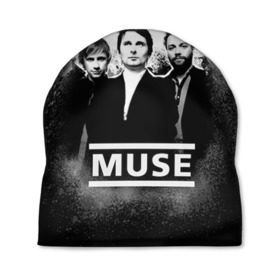 Шапка 3D с принтом Muse в Курске, 100% полиэстер | универсальный размер, печать по всей поверхности изделия | heavy | metal | muse | rock | trash | альтернатива | метал | рок | хеви