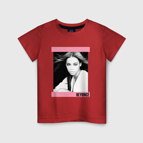 Детская футболка хлопок с принтом Beyonce в Курске, 100% хлопок | круглый вырез горловины, полуприлегающий силуэт, длина до линии бедер | beyonce | бейонсе | музыка