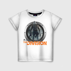 Детская футболка 3D с принтом Tom Clancy`s The Division в Курске, 100% гипоаллергенный полиэфир | прямой крой, круглый вырез горловины, длина до линии бедер, чуть спущенное плечо, ткань немного тянется | Тематика изображения на принте: division | tom clancys