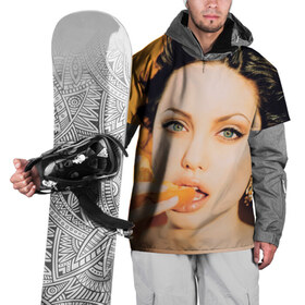 Накидка на куртку 3D с принтом Анжелина Джоли в Курске, 100% полиэстер |  | Тематика изображения на принте: angelina jolie | американская актриса | анжелина джоли | режиссёр | фотомодель | ценарист