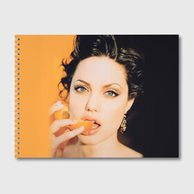 Альбом для рисования с принтом Анжелина Джоли в Курске, 100% бумага
 | матовая бумага, плотность 200 мг. | angelina jolie | американская актриса | анжелина джоли | режиссёр | фотомодель | ценарист