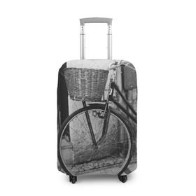 Чехол для чемодана 3D с принтом Велосипед в Курске, 86% полиэфир, 14% спандекс | двустороннее нанесение принта, прорези для ручек и колес | bike | байк | велосипед | италия | стиль