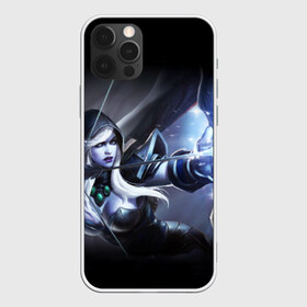 Чехол для iPhone 12 Pro Max с принтом DROW RANGER в Курске, Силикон |  | Тематика изображения на принте: dota | dota 2 | drow | mid | ranger | warcraft | варкрафт | дота | дотан | дроу | клешни | лук | мид | раки | рейнджер | стрелы | тракса