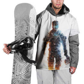 Накидка на куртку 3D с принтом Isaac Clark в Курске, 100% полиэстер |  | dead | horror | isaac clark | space | игра | космос
