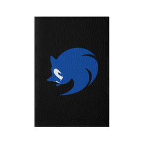 Обложка для паспорта матовая кожа с принтом Sonic X logo в Курске, натуральная матовая кожа | размер 19,3 х 13,7 см; прозрачные пластиковые крепления | hedgehog | sega | sonic | sonic x | sonic x logologo | соник