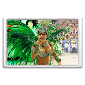 Магнит 45*70 с принтом Карнавал в Рио в Курске, Пластик | Размер: 78*52 мм; Размер печати: 70*45 | 