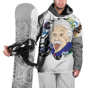 Накидка на куртку 3D с принтом Einstein в Курске, 100% полиэстер |  | Тематика изображения на принте: einstein | emc2 | наука | теория | физика | эйнштейн