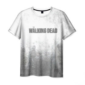 Мужская футболка 3D с принтом The Walking Dead в Курске, 100% полиэфир | прямой крой, круглый вырез горловины, длина до линии бедер | Тематика изображения на принте: the walking dead | кино | мертвецы | ужасы | ходячие