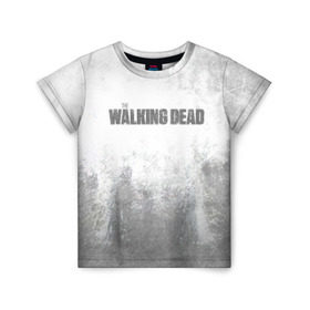 Детская футболка 3D с принтом The Walking Dead в Курске, 100% гипоаллергенный полиэфир | прямой крой, круглый вырез горловины, длина до линии бедер, чуть спущенное плечо, ткань немного тянется | the walking dead | кино | мертвецы | ужасы | ходячие