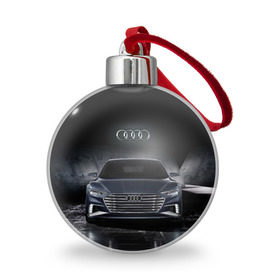 Ёлочный шар с принтом Audi в Курске, Пластик | Диаметр: 77 мм | Тематика изображения на принте: audi | car | ауди | машина