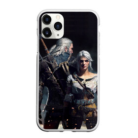 Чехол для iPhone 11 Pro матовый с принтом Geralt and Ciri в Курске, Силикон |  | ciri | gerald | roach | wild hunt | witcher | ведьмак | ведьмы | геральд | дикая охота | йен | йеннифер | плотва | цири