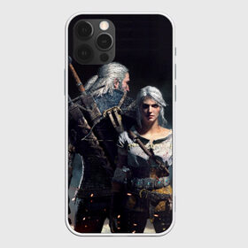 Чехол для iPhone 12 Pro Max с принтом Geralt and Ciri в Курске, Силикон |  | Тематика изображения на принте: ciri | gerald | roach | wild hunt | witcher | ведьмак | ведьмы | геральд | дикая охота | йен | йеннифер | плотва | цири