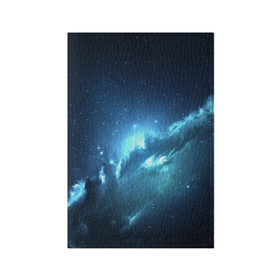 Обложка для паспорта матовая кожа с принтом Atlantis Nebula в Курске, натуральная матовая кожа | размер 19,3 х 13,7 см; прозрачные пластиковые крепления | вселенная | галактика | звезда | космос | небеса
