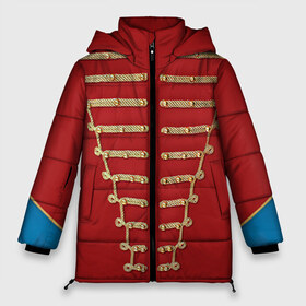 Женская зимняя куртка 3D с принтом Пиджак Майкла Джексона в Курске, верх — 100% полиэстер; подкладка — 100% полиэстер; утеплитель — 100% полиэстер | длина ниже бедра, силуэт Оверсайз. Есть воротник-стойка, отстегивающийся капюшон и ветрозащитная планка. 

Боковые карманы с листочкой на кнопках и внутренний карман на молнии | jackson | michael | джексон | костюм | майкл | одежда | пиджак