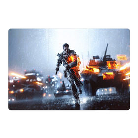 Магнитный плакат 3Х2 с принтом Battlefield Multiplayer в Курске, Полимерный материал с магнитным слоем | 6 деталей размером 9*9 см | battlefield | армия | бой | война | игра | солдат