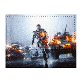 Обложка для студенческого билета с принтом Battlefield Multiplayer в Курске, натуральная кожа | Размер: 11*8 см; Печать на всей внешней стороне | battlefield | армия | бой | война | игра | солдат