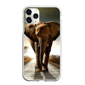 Чехол для iPhone 11 Pro матовый с принтом Дикий слон в Курске, Силикон |  | Тематика изображения на принте: слон