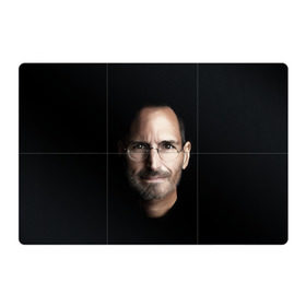 Магнитный плакат 3Х2 с принтом Стив Джобс в Курске, Полимерный материал с магнитным слоем | 6 деталей размером 9*9 см | Тематика изображения на принте: apple | ipad | iphone | jobs | steve | джобс | стив