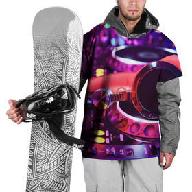 Накидка на куртку 3D с принтом DJ Mix в Курске, 100% полиэстер |  | Тематика изображения на принте: deejay | dj | диджей | музыка | наушники | пульт
