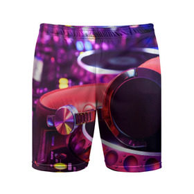 Мужские шорты 3D спортивные с принтом DJ Mix в Курске,  |  | deejay | dj | диджей | музыка | наушники | пульт