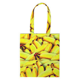 Сумка 3D повседневная с принтом Банана в Курске, 100% полиэстер | Плотность: 200 г/м2; Размер: 34×35 см; Высота лямок: 30 см | бананы | еда | желтые | популярные | прикольные | фрукты