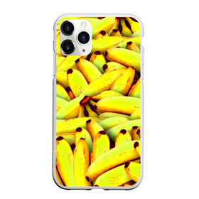 Чехол для iPhone 11 Pro матовый с принтом Банана в Курске, Силикон |  | бананы | еда | желтые | популярные | прикольные | фрукты