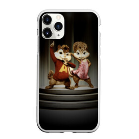 Чехол для iPhone 11 Pro Max матовый с принтом Бурундучки в Курске, Силикон |  | Тематика изображения на принте: alvin | chipmunks | бурундуки | кино | фильм | элвин