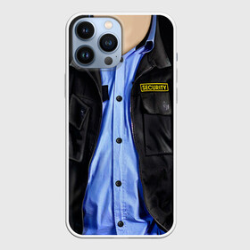 Чехол для iPhone 13 Pro Max с принтом Форма SECURITY в Курске,  |  | security | барррадач | бородач | борродач | галустян | костюм | наша раша | одежда | охрана | охранник | понять и простить | рубашка | форма