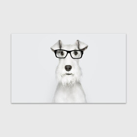 Бумага для упаковки 3D с принтом Собака в очках в Курске, пластик и полированная сталь | круглая форма, металлическое крепление в виде кольца | Тематика изображения на принте: белый | домашнее | животное | очки | пес | прикол | собака в очках | умный | ученый | эрдельтерьер