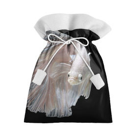 Подарочный 3D мешок с принтом Бойцовая рыбка в Курске, 100% полиэстер | Размер: 29*39 см | аквариумная | бойцовая | красивый | плавники | рыба | рыбка | хвост | япаонская