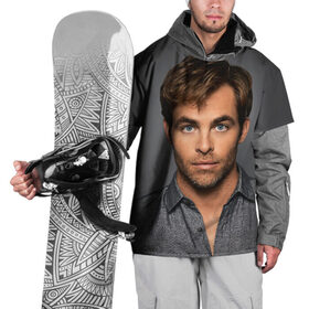 Накидка на куртку 3D с принтом Крис Пайн в Курске, 100% полиэстер |  | Тематика изображения на принте: celebrity | chris pine | актёр | американский | знаменитость | крис пайн