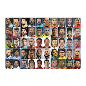 Магнитный плакат 3Х2 с принтом Великие футболисты в Курске, Полимерный материал с магнитным слоем | 6 деталей размером 9*9 см | Тематика изображения на принте: великие | звёзды | знаменитости | игроки | легендарные | лучшие | самые крутые | футбол | футболисты | элита