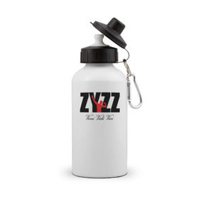Бутылка спортивная с принтом Zyzz в Курске, металл | емкость — 500 мл, в комплекте две пластиковые крышки и карабин для крепления | bodybuilding | zyzz | бодибилдинг | зиз | качок | мышцы
