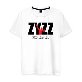 Мужская футболка хлопок с принтом Zyzz в Курске, 100% хлопок | прямой крой, круглый вырез горловины, длина до линии бедер, слегка спущенное плечо. | bodybuilding | zyzz | бодибилдинг | зиз | качок | мышцы