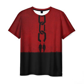 Мужская футболка 3D с принтом Джанго в Курске, 100% полиэфир | прямой крой, круглый вырез горловины, длина до линии бедер | django | unchained | джанго | квентин | тарантино