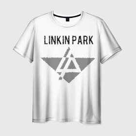 Мужская футболка 3D с принтом Linkin Park в Курске, 100% полиэфир | прямой крой, круглый вырез горловины, длина до линии бедер | линкин парк