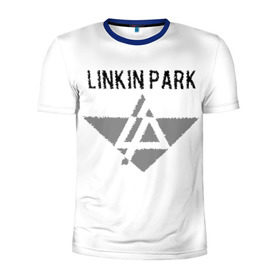 Мужская футболка 3D спортивная с принтом Linkin Park в Курске, 100% полиэстер с улучшенными характеристиками | приталенный силуэт, круглая горловина, широкие плечи, сужается к линии бедра | линкин парк