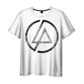 Мужская футболка 3D с принтом Linkin Park в Курске, 100% полиэфир | прямой крой, круглый вырез горловины, длина до линии бедер | линкин парк