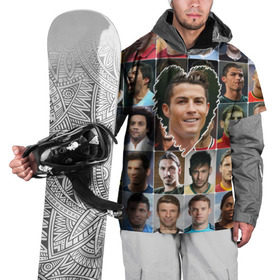 Накидка на куртку 3D с принтом Криштиану Роналду - лучший в Курске, 100% полиэстер |  | cristiano ronaldo | криштиану роналду | португалия | реал мадрид | сердце