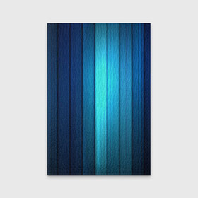 Обложка для паспорта матовая кожа с принтом Blue lines в Курске, натуральная матовая кожа | размер 19,3 х 13,7 см; прозрачные пластиковые крепления | абстракт lines blue