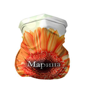 Бандана-труба 3D с принтом Марина в Курске, 100% полиэстер, ткань с особыми свойствами — Activecool | плотность 150‒180 г/м2; хорошо тянется, но сохраняет форму | девушке | имя | любимой | марина | подарок | подарок любимой | подарок на 8 марта | подарок на день рождения | с 8 марта | цветок | цветы