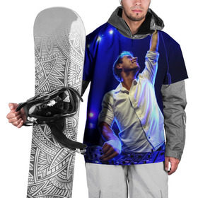 Накидка на куртку 3D с принтом Armin Van Buuren в Курске, 100% полиэстер |  | armin van buuren | avb | dj | армин ван бюрен