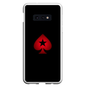 Чехол для Samsung S10E с принтом PokerStars в Курске, Силикон | Область печати: задняя сторона чехла, без боковых панелей | poker | pokerstars | sport