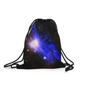 Рюкзак-мешок 3D с принтом Космос в Курске, 100% полиэстер | плотность ткани — 200 г/м2, размер — 35 х 45 см; лямки — толстые шнурки, застежка на шнуровке, без карманов и подкладки | star | вселенная | звезды | космос