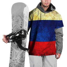 Накидка на куртку 3D с принтом Триколор в Курске, 100% полиэстер |  | Тематика изображения на принте: new | краска | патриот | прикольные | русский | триколор