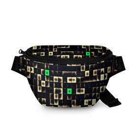 Поясная сумка 3D с принтом Minecraft в Курске, 100% полиэстер | плотная ткань, ремень с регулируемой длиной, внутри несколько карманов для мелочей, основное отделение и карман с обратной стороны сумки застегиваются на молнию | game | minecraft | игры | пиксели | популярные | прикольные
